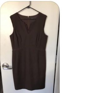 Brown Sleeveless Dress